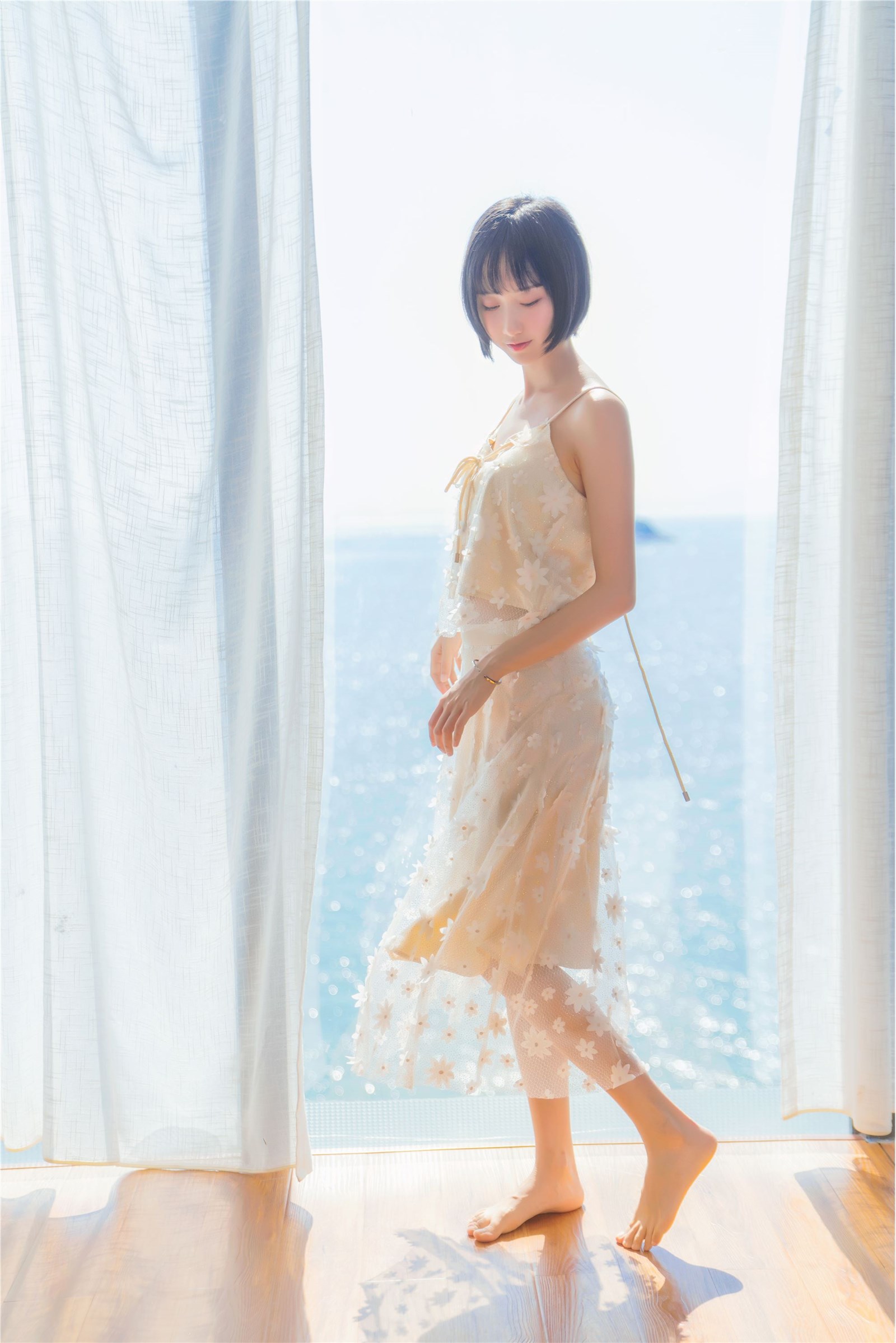 Kapok no.53-mumianmian owo - No.53 warm winter sea beige skirt(20)